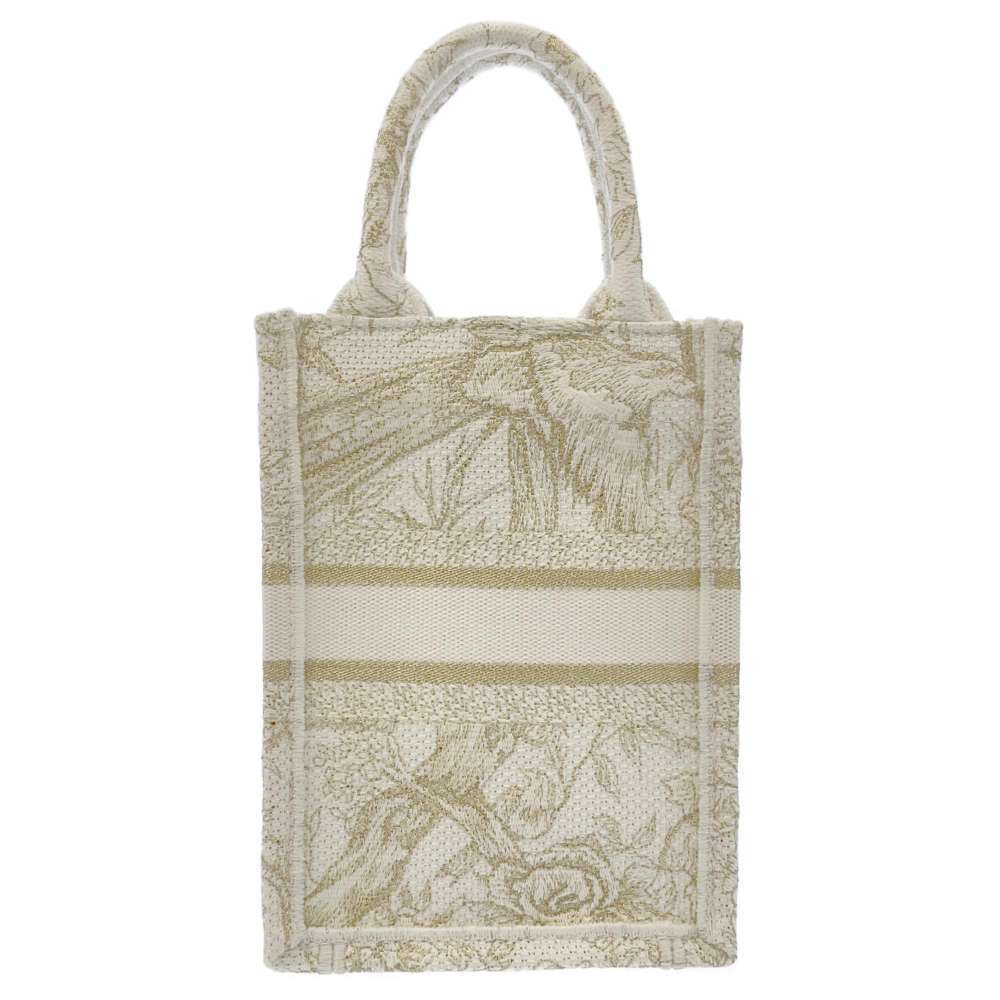 Dior Shoulder 2way Mini Bag Gold White - Picture 3 of 14